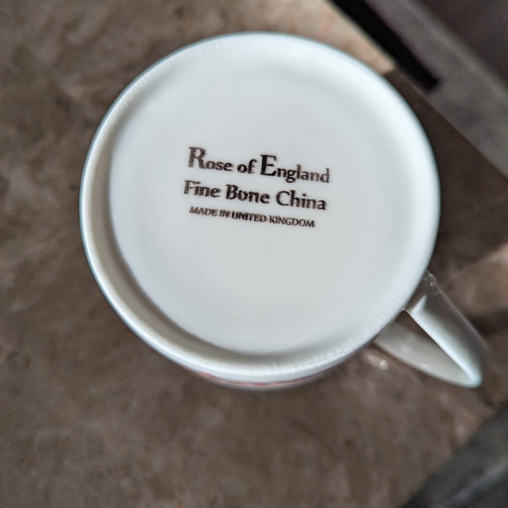 Rose Of England Floral Dachshund Ceramic Mug-Never Used - Picture 4 of 5